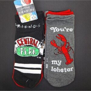 FRIENDS three pair, no-show socks, TV show novelty accessories Central p…